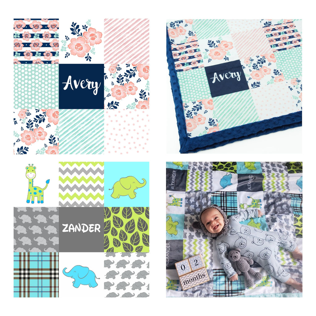 Design your own Custom Patchwork Joomookie Blanket ! All sizes