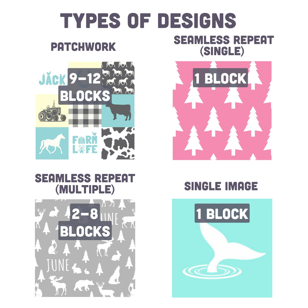 Design your own Custom Patchwork Joomookie Blanket ! All sizes