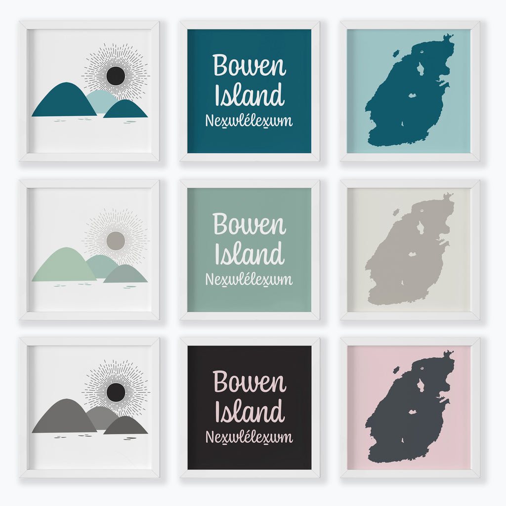 A JOOMOOKIE Bowen Island Nex̱wlélex̱wm PATCHWORK Minky Blanket