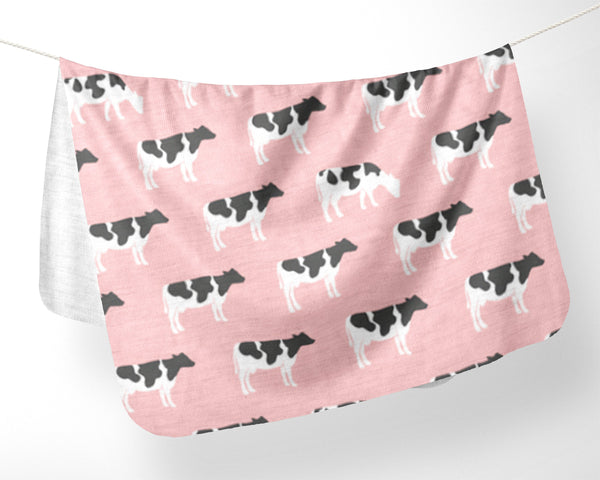 COWS Joomookie Organic Receiving Blankets PINK