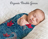OCTOPUS WAVES Joomookie Organic Receiving Blankets